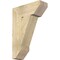 Ekena Millwork Traditional Slat Rough Sawn Bracket, Douglas Fir, 6"W x 18"D x 26"H BKT06X18X26TRA06RDF - alternate 1
